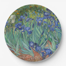 Irises van Vincent Van Gogh Papieren Bordje