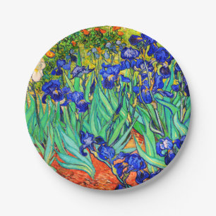 Irises van Vincent Van Gogh Papieren Bordje