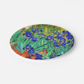 Irises van Vincent Van Gogh Papieren Bordje (Gekanteld)