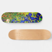 Irises van Vincent Van Gogh Persoonlijk Skateboard (Horizontaal)