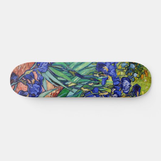 Irises van Vincent van Gogh Persoonlijk Skateboard (Horizontaal)