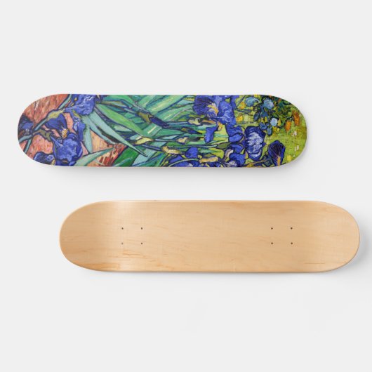 Irises van Vincent van Gogh Persoonlijk Skateboard (Horizontaal)