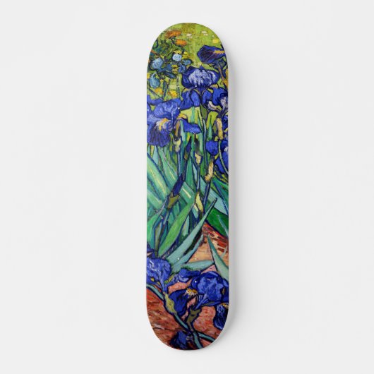 Irises van Vincent van Gogh Persoonlijk Skateboard (Voorkant)