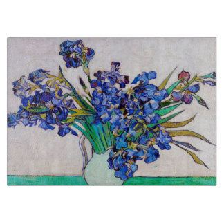 Irises van Vincent Van Gogh Placemat bloemen kunst Snijplank