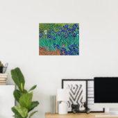 Irises van Vincent Van Gogh Poster (Thuiskantoor)