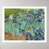 Irises van Vincent van Gogh Poster (Voorkant)