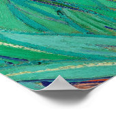 Irises van Vincent van Gogh Poster (Hoek)