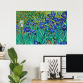 Irises van Vincent van Gogh Poster (Thuiskantoor)