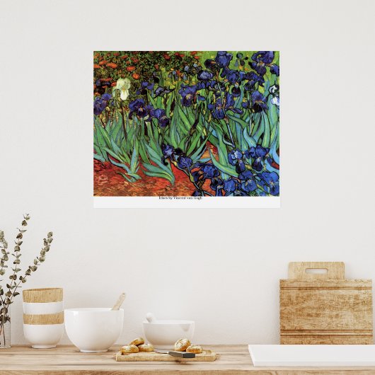 Irises van Vincent van Gogh Poster (Keuken)