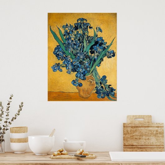Irises van Vincent van Gogh Poster (Keuken)