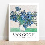 Irises van Vincent van Gogh Poster<br><div class="desc">Vincent Van Gogh's Irises (1890)</div>