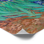 Irises van Vincent Van Gogh Poster (Hoek)