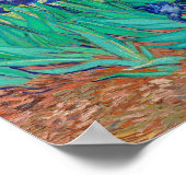 Irises van Vincent van Gogh Poster (Hoek)