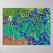Irises van Vincent van Gogh Poster (Voorkant)
