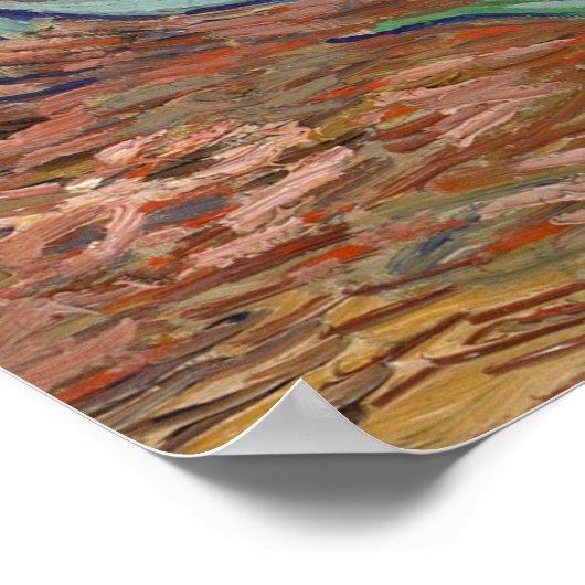 Irises van Vincent van Gogh Poster (Hoek)