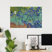 Irises van Vincent van Gogh Poster (Thuiskantoor)