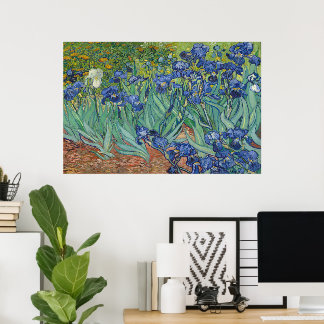 Irises van Vincent van Gogh Poster