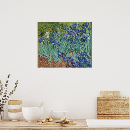 Irises van Vincent Van Gogh Poster (Keuken)