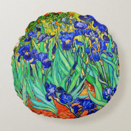 Irises van Vincent Van Gogh Rond Kussen