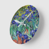 Irises van Vincent van Gogh Ronde Klok (Hoek)