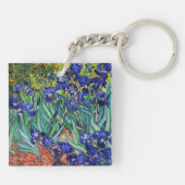 Irises van Vincent van Gogh Sleutelhanger (Achterkant)