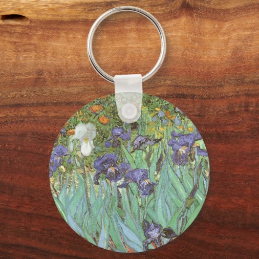 Irises van Vincent van Gogh Sleutelhanger (Voorkant)