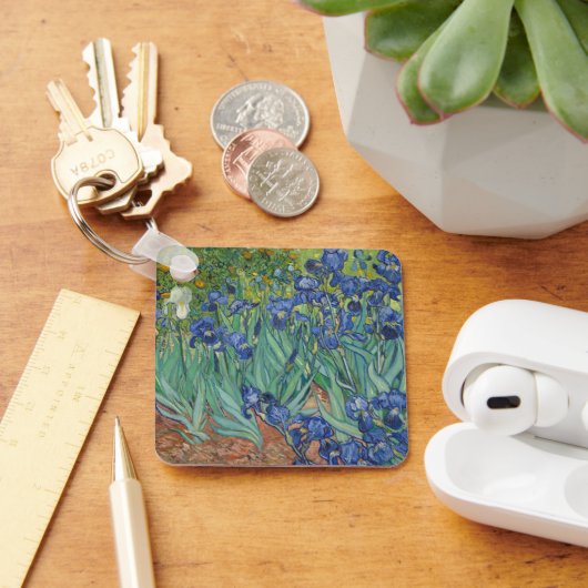 Irises van Vincent Van Gogh Sleutelhanger (Bureau)