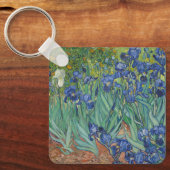 Irises van Vincent Van Gogh Sleutelhanger (Voorkant)