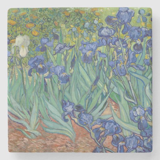 Irises van Vincent Van Gogh Stenen Onderzetter (Voorkant)