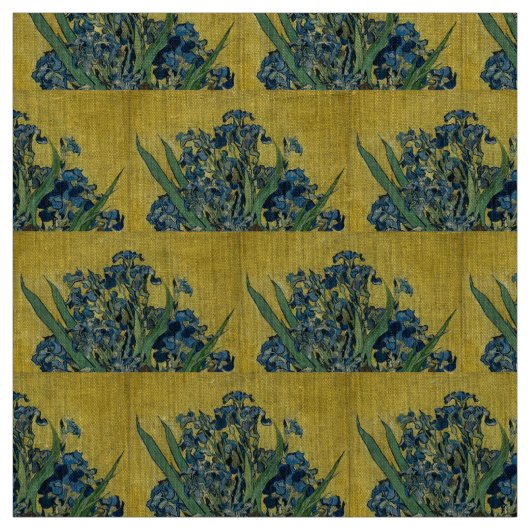 Irises van Vincent Van Gogh Stof (Swatch)