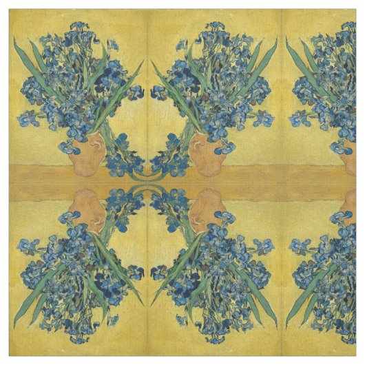 Irises van Vincent Van Gogh Stof (Swatch)