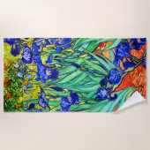 Irises van Vincent Van Gogh Strandlaken (Voorkant)