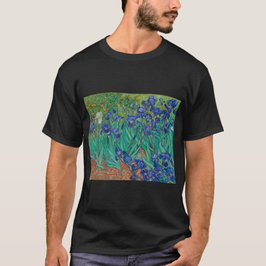 Irises van Vincent Van Gogh T-shirt (Voorkant)