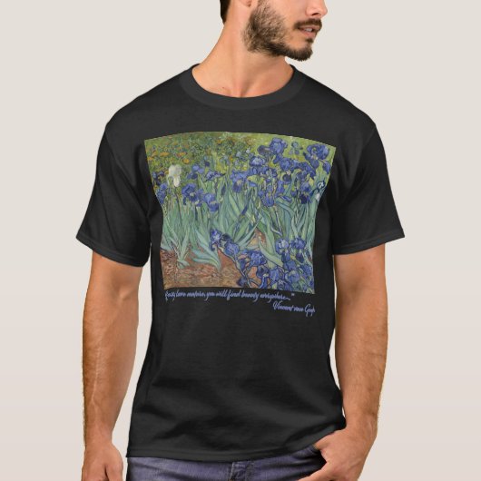 Irises van Vincent van Gogh T-shirt (Voorkant)