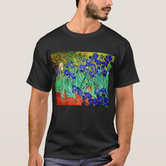 Irises van Vincent Van Gogh T-shirt (Voorkant)
