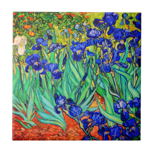 Irises van Vincent Van Gogh Tegeltje