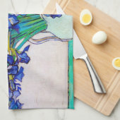 Irises van Vincent Van Gogh Theedoek (Quarter Fold)