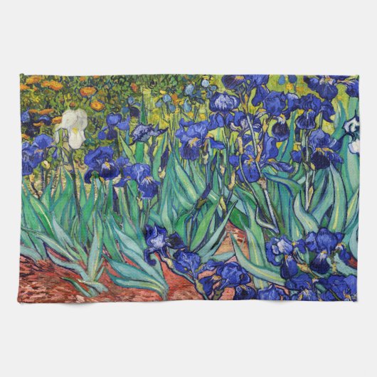 Irises van Vincent van Gogh Theedoek (Horizontaal)