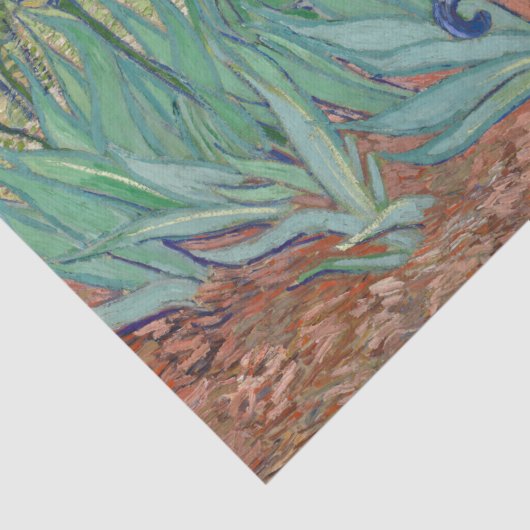 Irises van Vincent Van Gogh Tissuepapier (Detail)