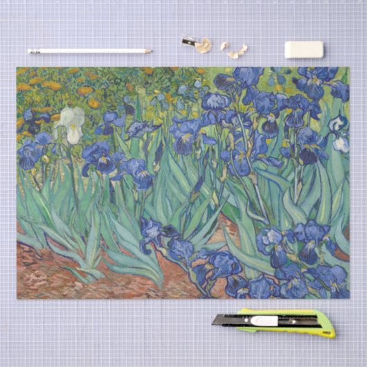 Irises van Vincent Van Gogh Tissuepapier (Craft)