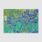 Irises van Vincent Van Gogh Tissuepapier (Voorkant)
