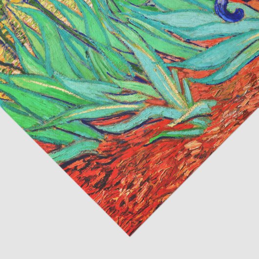 Irises van Vincent Van Gogh Tissuepapier (Detail)