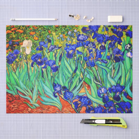 Irises van Vincent Van Gogh Tissuepapier (Craft)