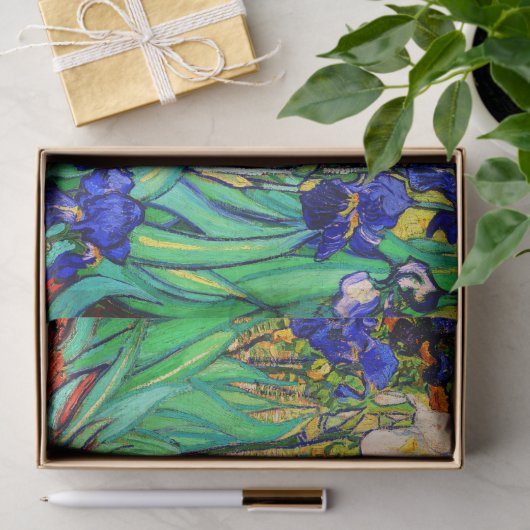 Irises van Vincent Van Gogh Tissuepapier (Geschenk)