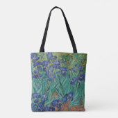 "Irises" van Vincent van Gogh Tote Bag (Achterkant)