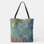 Irises van Vincent Van Gogh Tote Bag (Achterkant)