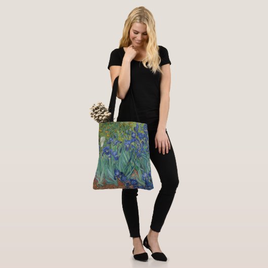 Irises van Vincent Van Gogh Tote Bag (Op model)