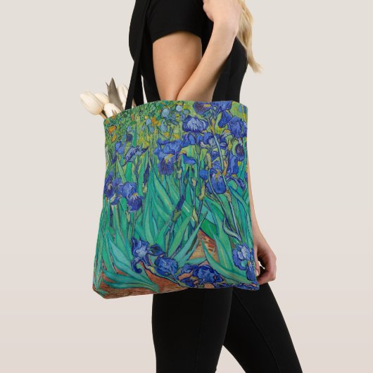 Irises van Vincent Van Gogh Tote Bag (Dichtbij)