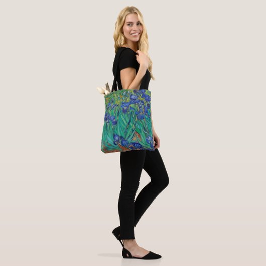 Irises van Vincent Van Gogh Tote Bag (Op model)