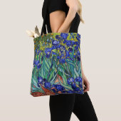 Irises van Vincent van Gogh Tote Bag (Dichtbij)